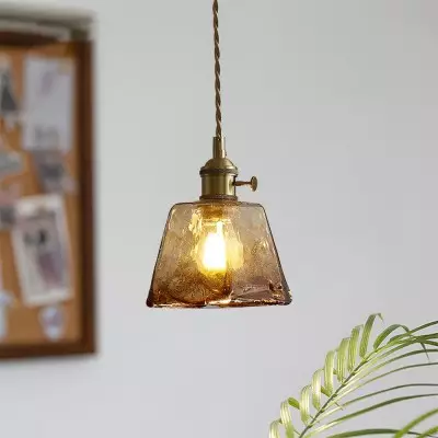Retro Glazen Hanglamp KL608