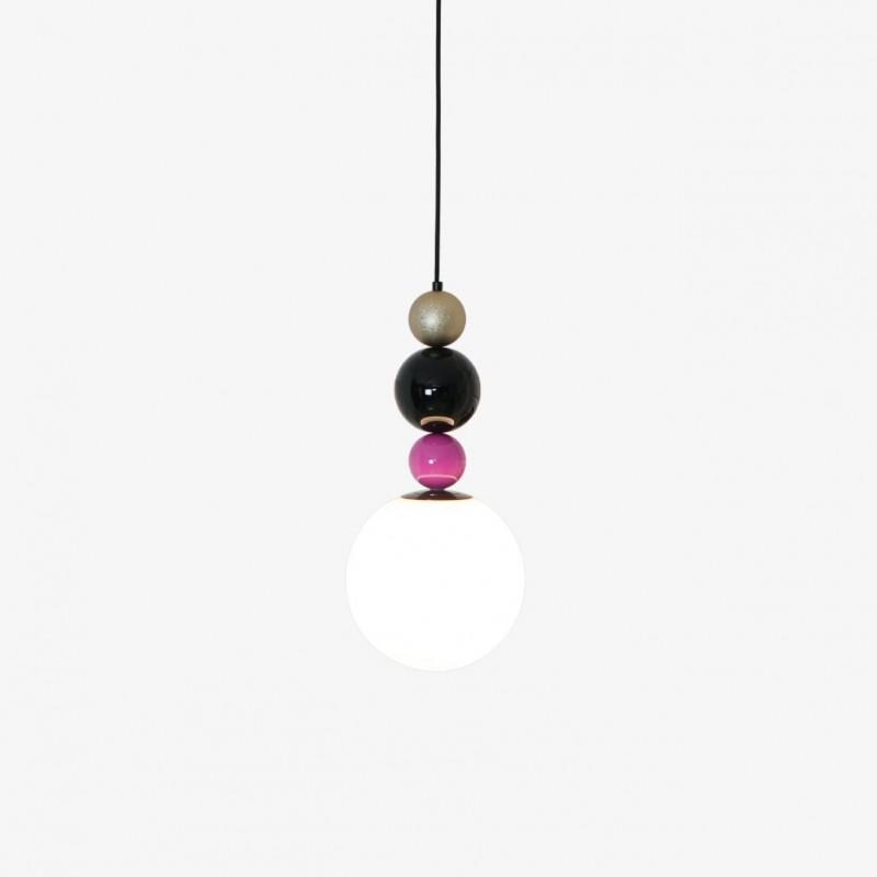 Lampe à suspension empilable à boules...