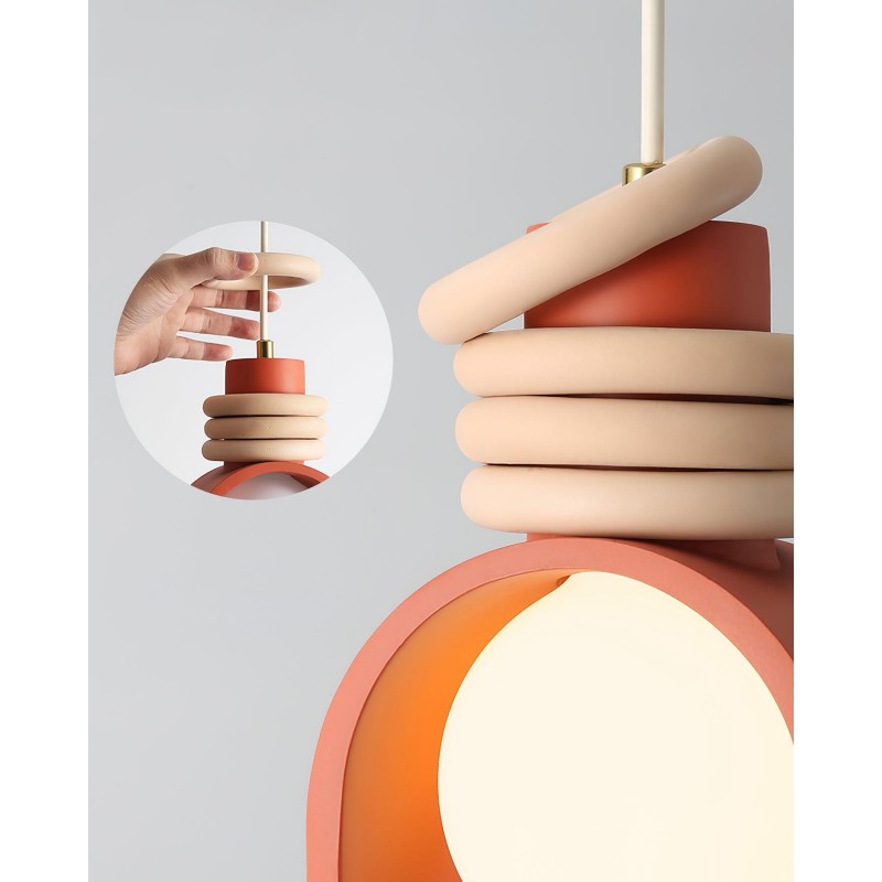 Moderne creatieve hars hanglamp KL680 Moderne creatieve hars hanglamp KL680