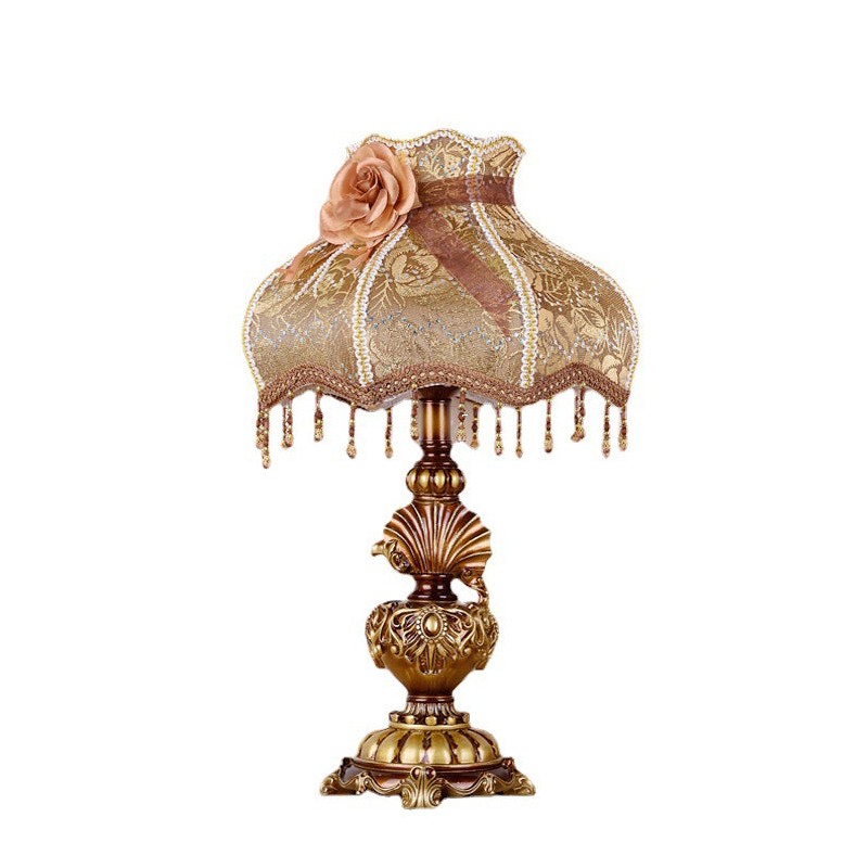 Pastoral Flower Lampshade Carved...