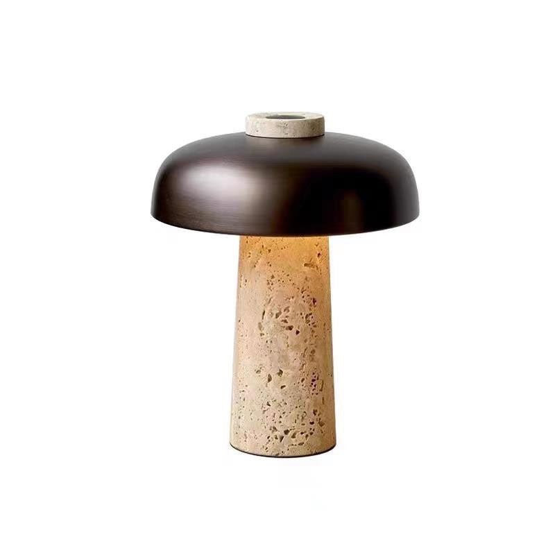 Metal Mushroom Natural Texture Table...