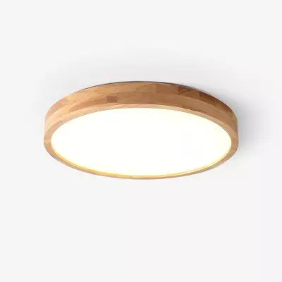 Wooden Geometric Ceiling Light