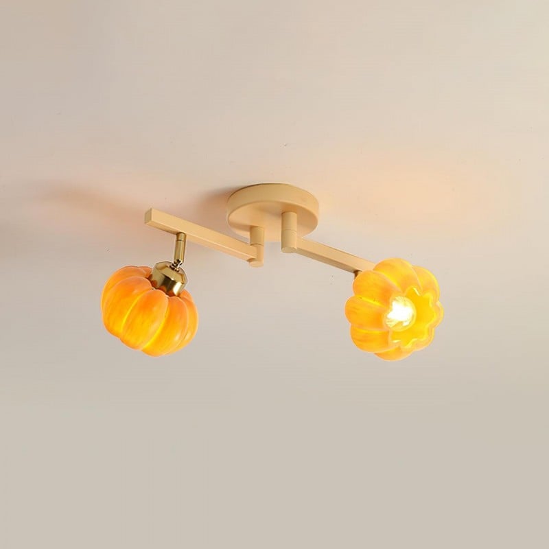 Plafonnier en forme de citrouille KL726