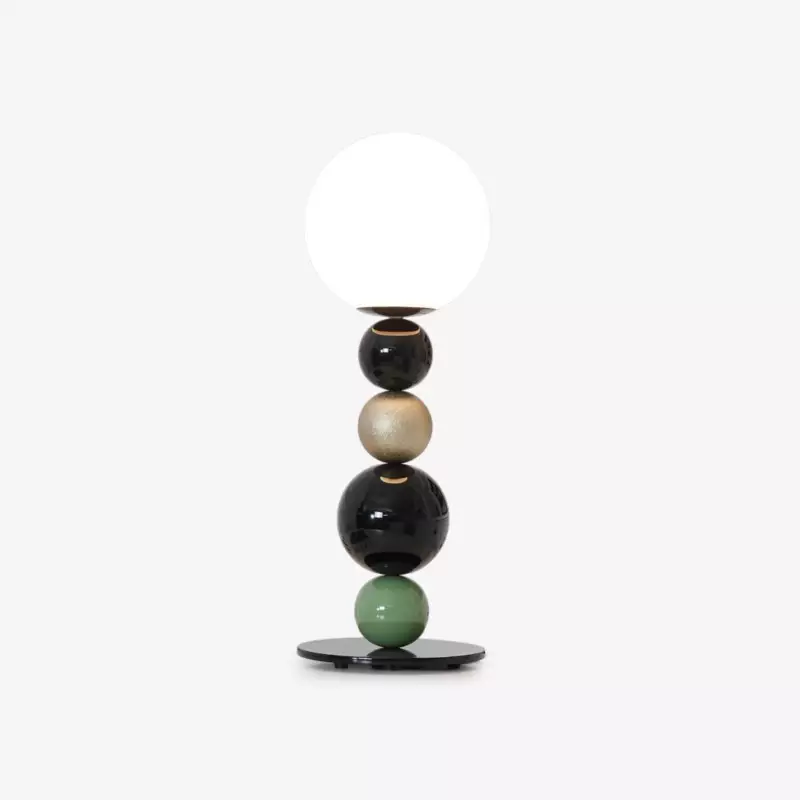 Lampe de table colorée à boules...