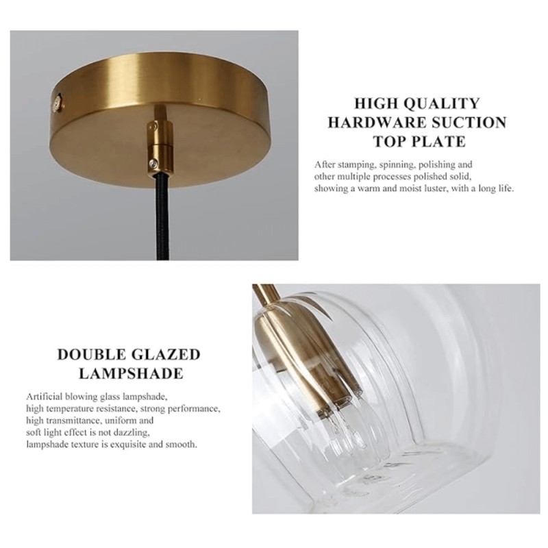 Lámpara colgante moderna de vidrio... Lámpara colgante moderna de vidrio...