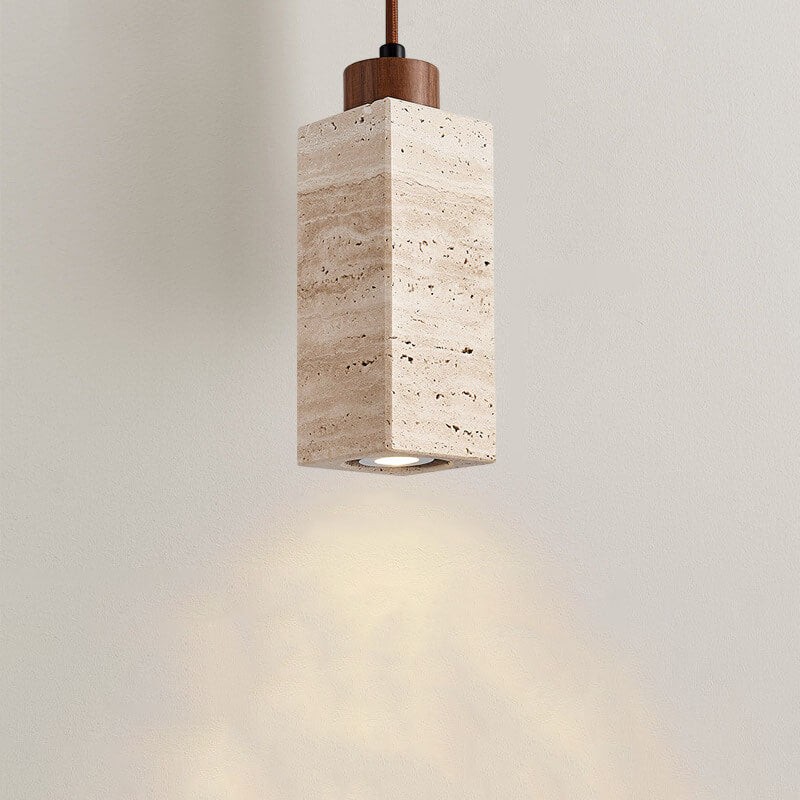 Lampada a sospensione in legno...