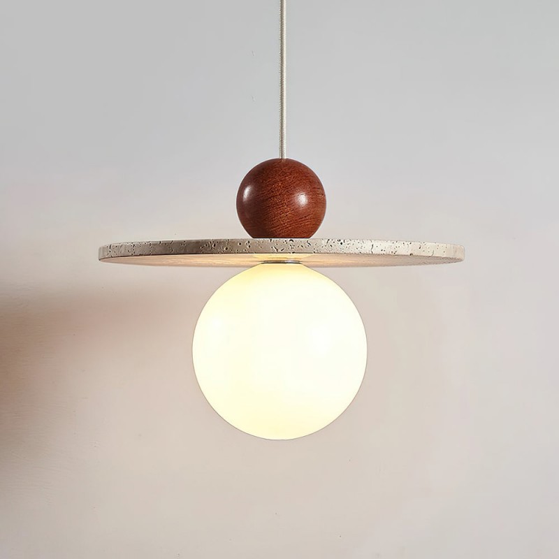 Lampada a sospensione a disco in...