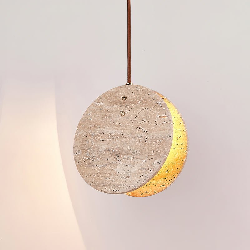 Lampada a sospensione con disco in...