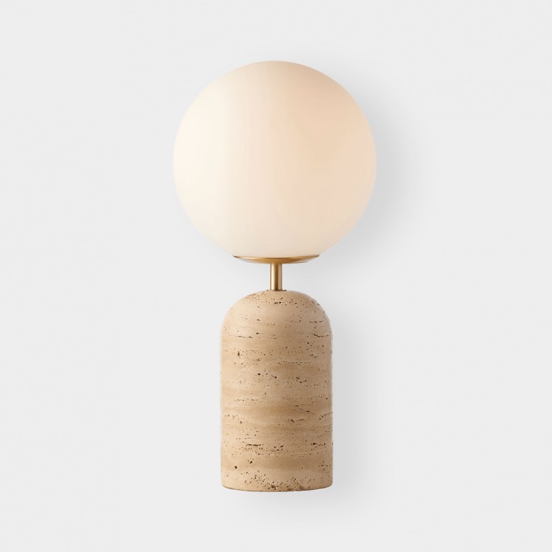 Modern Minimalist Travertine Base...