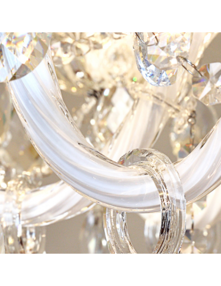 Candlestick Crystal Wall Light