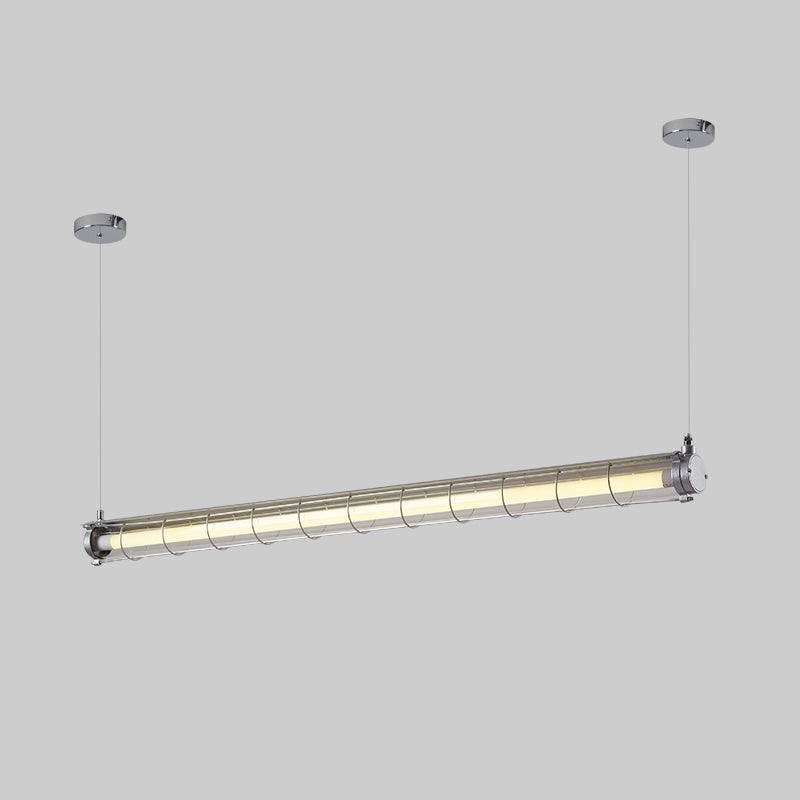 Lustre linéaire de style tube vintage...
