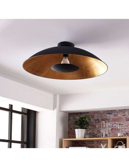 Modern Black-Golden Ceiling Light