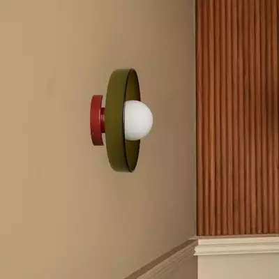 Round Glass Disc Orb Wall... 2
