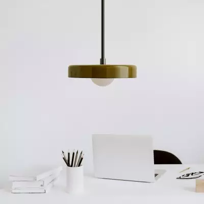 Metal Rod Glass Disc Orb... 2