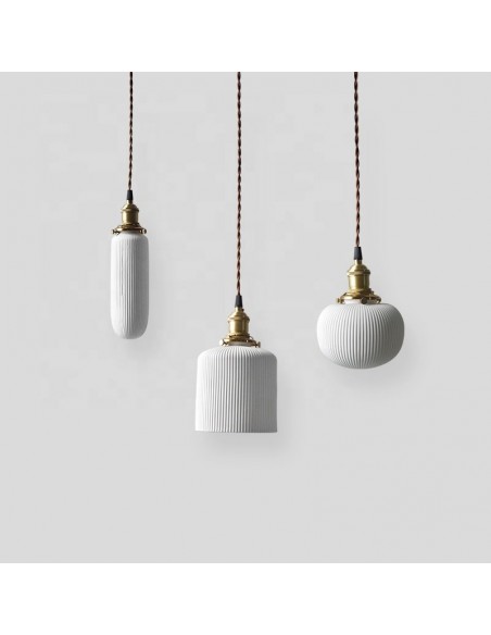 Lampe à suspension en céramique exquise
