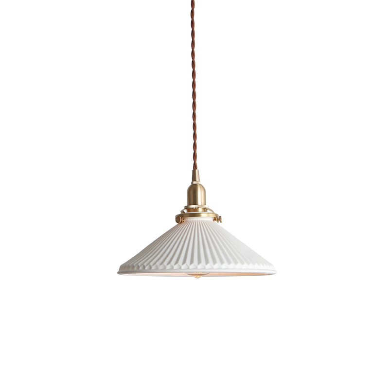 Modern pleated light