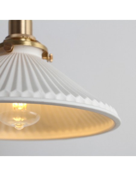 Modern pleated light