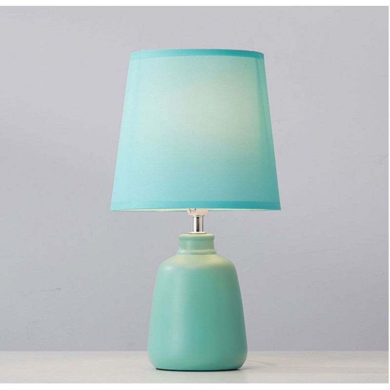Lampe de table en céramique colorée