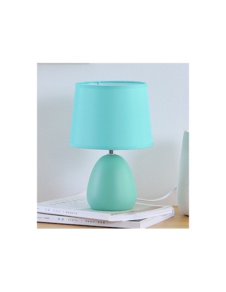 Lampe de table en céramique colorée