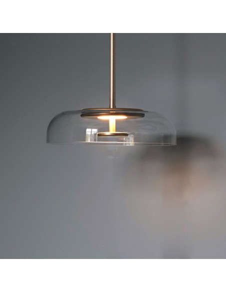 Classic glass pendant lamp