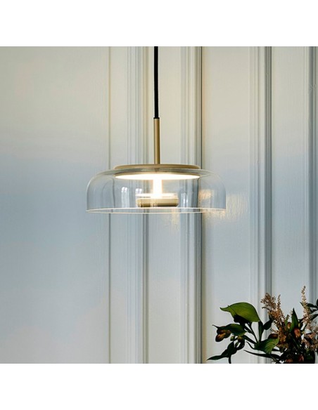 Classic glass pendant lamp