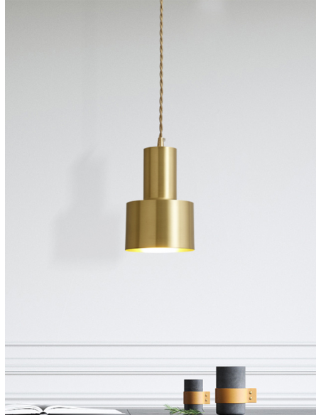 Brass Bell Pendant Lamp