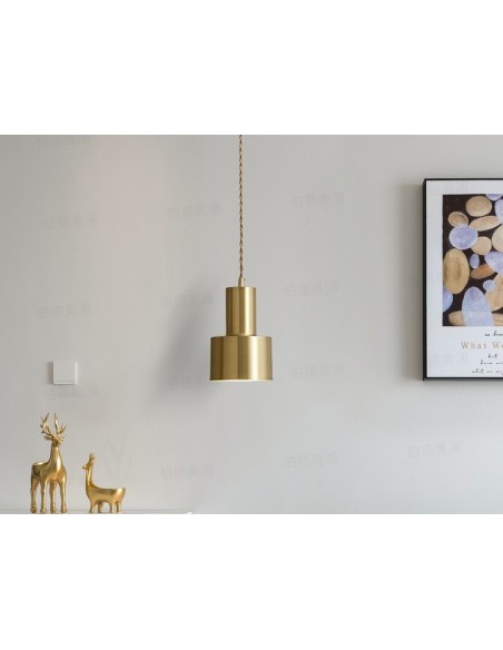 Brass Bell Pendant Lamp