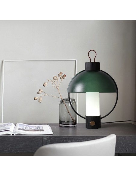 Lampe de table portative d'art