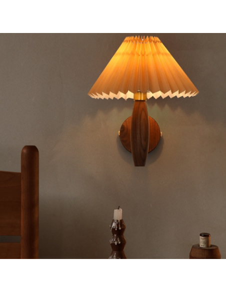 Wooden Wall Lamp