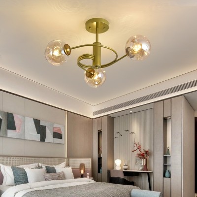 Lampe à suspension Globe combinée 2