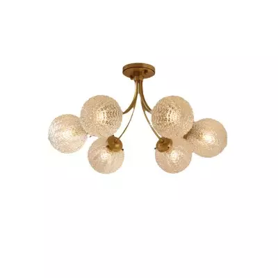 Retro Glazen Plafondlamp...