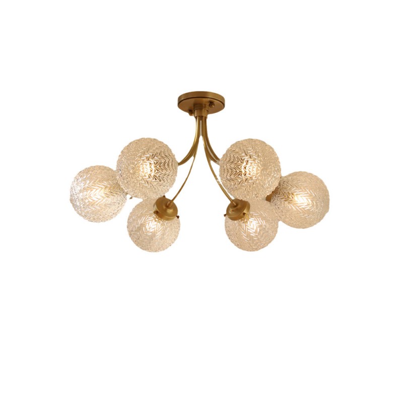 Retro Glazen Plafondlamp KL1073