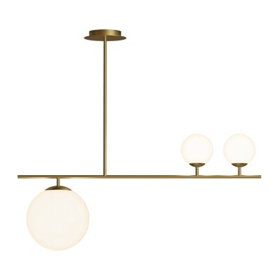 Lampe à suspension minimaliste à 3 têtes nordique