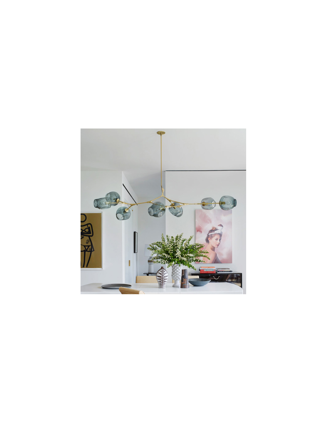 LUXUS Contemporary Chandelier Lamp KiKi Lighting