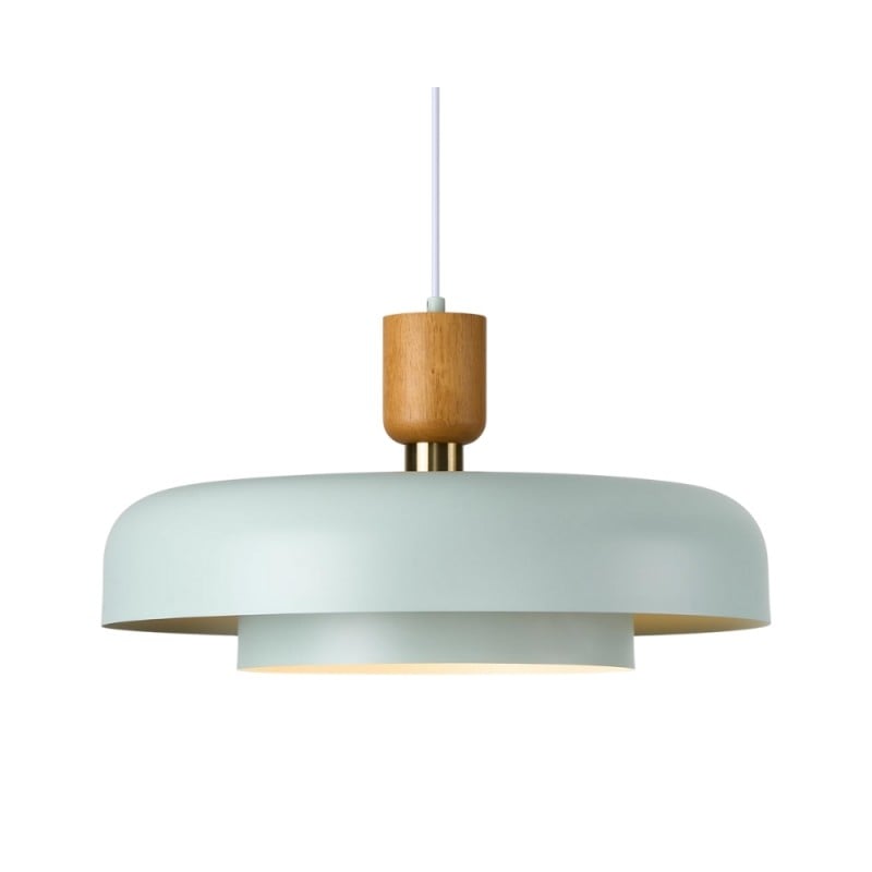 Suspension Moderne en Bois Natural...