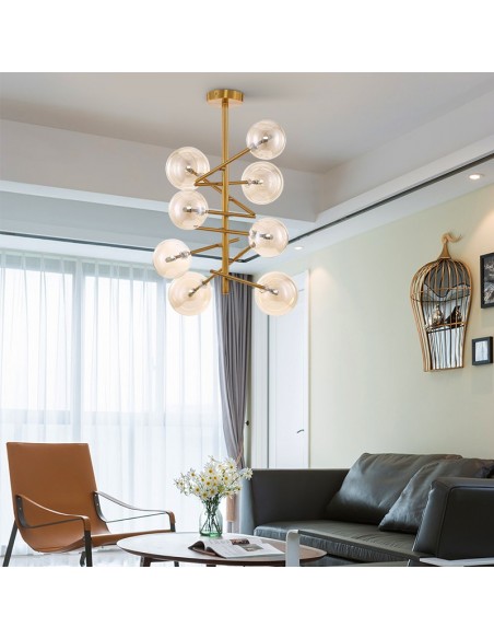 VERTICAL Ball Chandelier