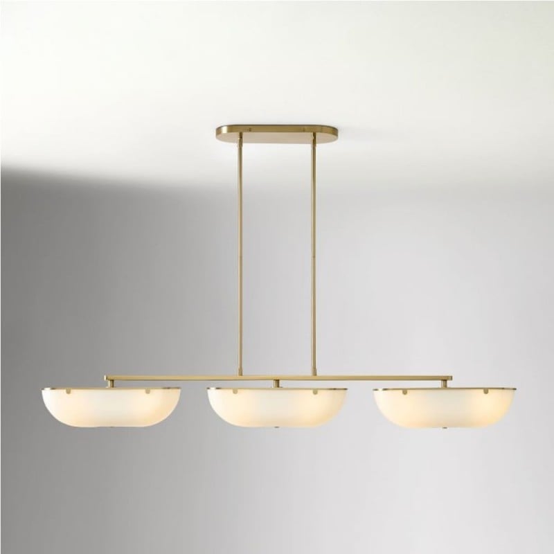 Ferosa Boat-Shaped Lampshade Linear...