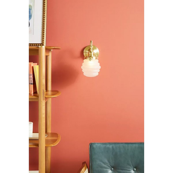 Capigia Glass Metal Vanity Wall Sconce - Modern Bathroom Light with Elegant Style