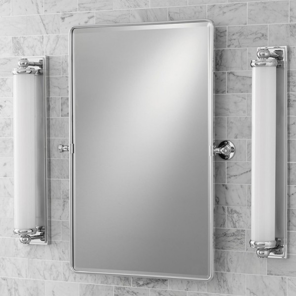Kalvora Extra Long Tube Wall Sconce - Chrome Modern Light Fixture
