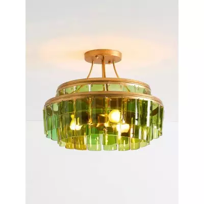 Verdura Glass Semi-Flush... 2