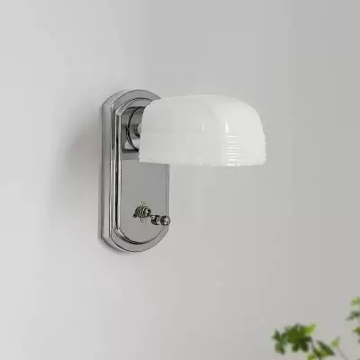 Bauhaus Creative Industrial White Glass Wall Lamp 2