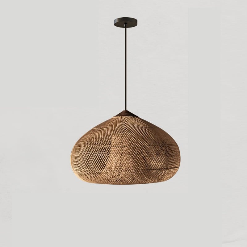 Harp Braided Rattan Pendant Lamp KL1142