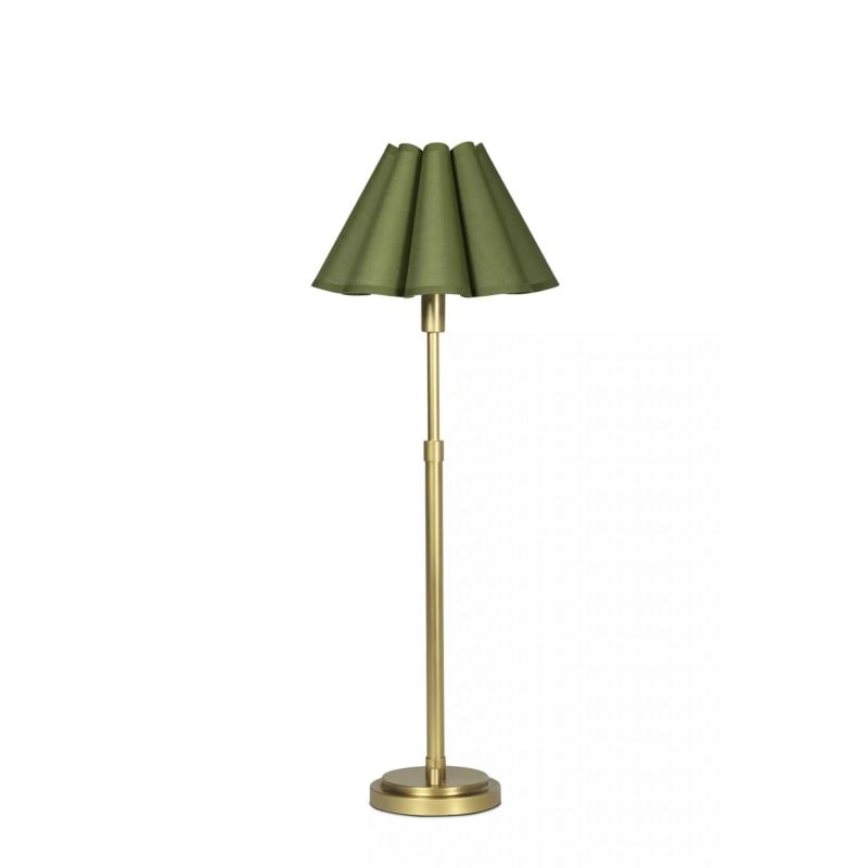 Modern Vintage Table Lamp - Scalloped...