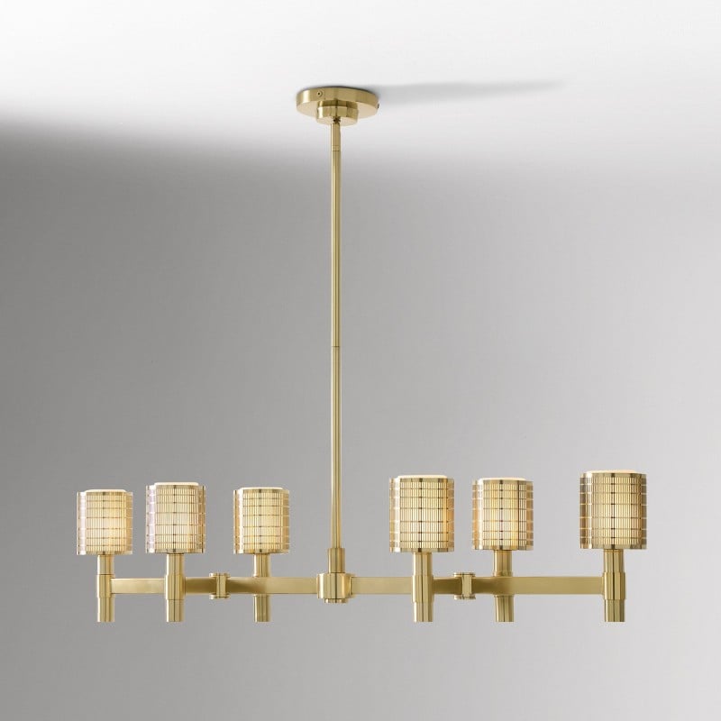 Galvia Champagne Bronze 6-Light...