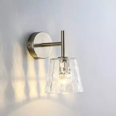 Lámpara de pared de cristal...