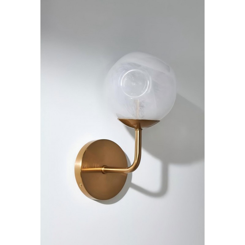 Pawrior Modern Organic Glass Sphere...