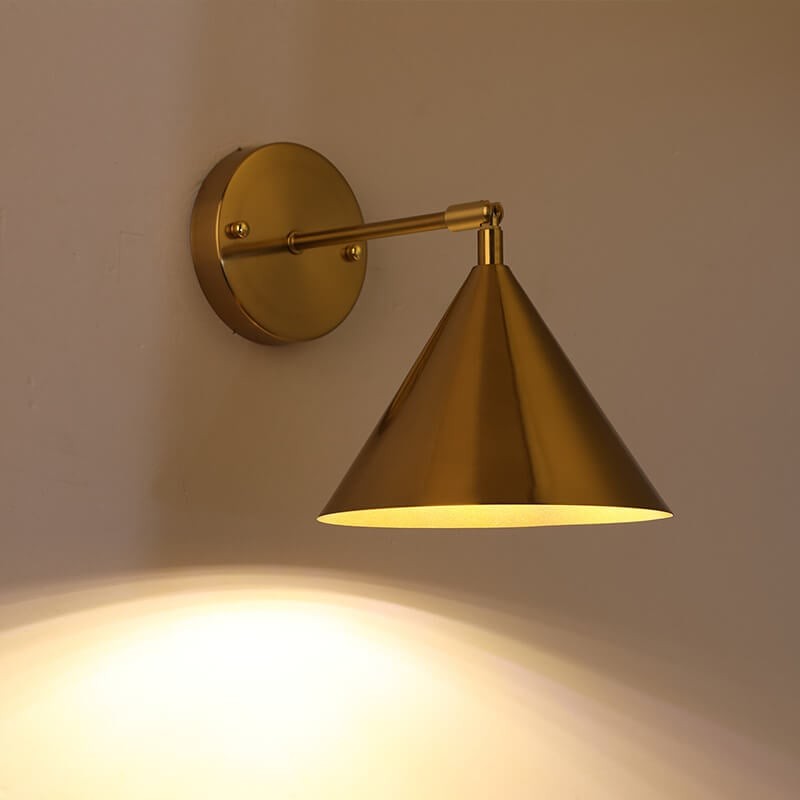 Modern Simple Iron Plated Brass Cone...