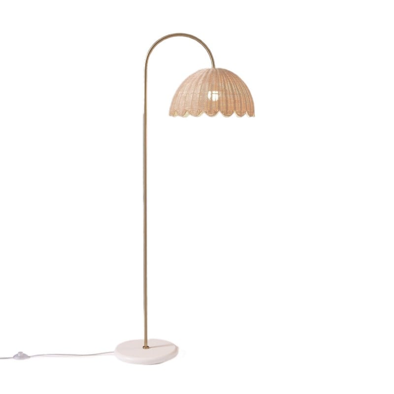 Olvara Natural Rattan Bubble Floor...