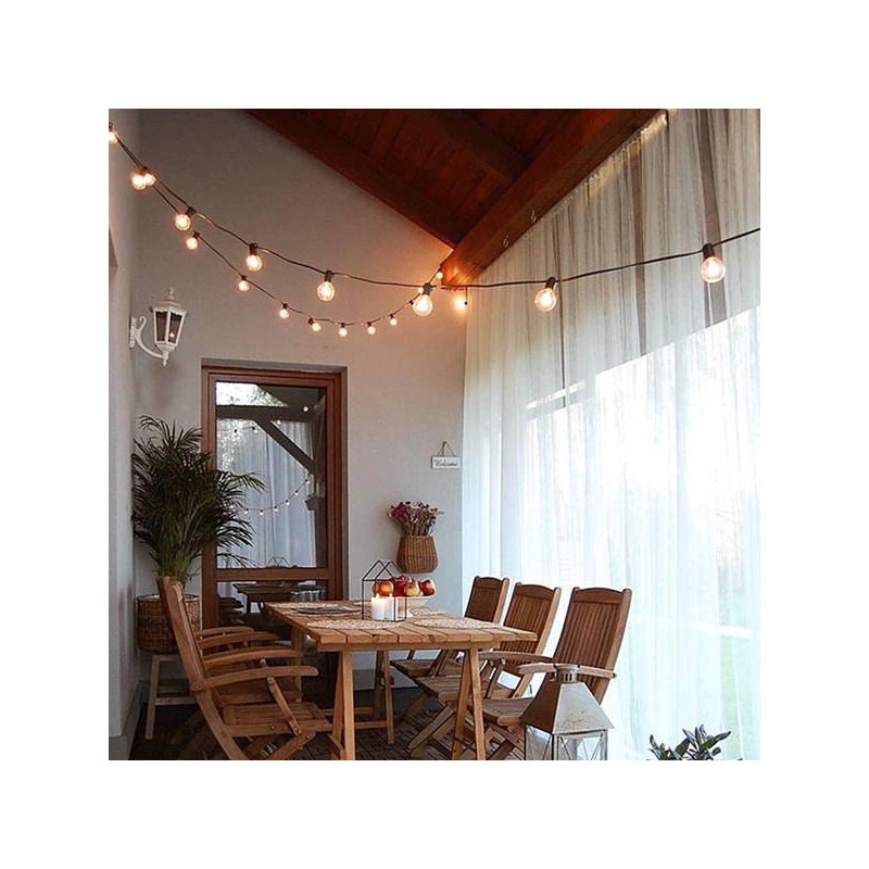 G40 Outdoor String Lights Outdoor Lighting Kikilighting