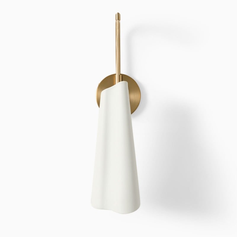 Orovia Sleek Wall Sconce – Ceramic...